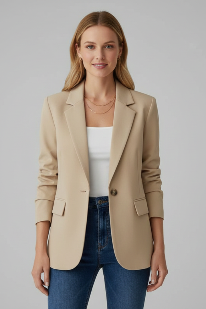 Jessica | Tailored Notched Lapel Professional Blazer 8