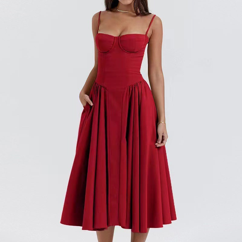 Jessika | Elegant corset dress with a flowing silhouette 5