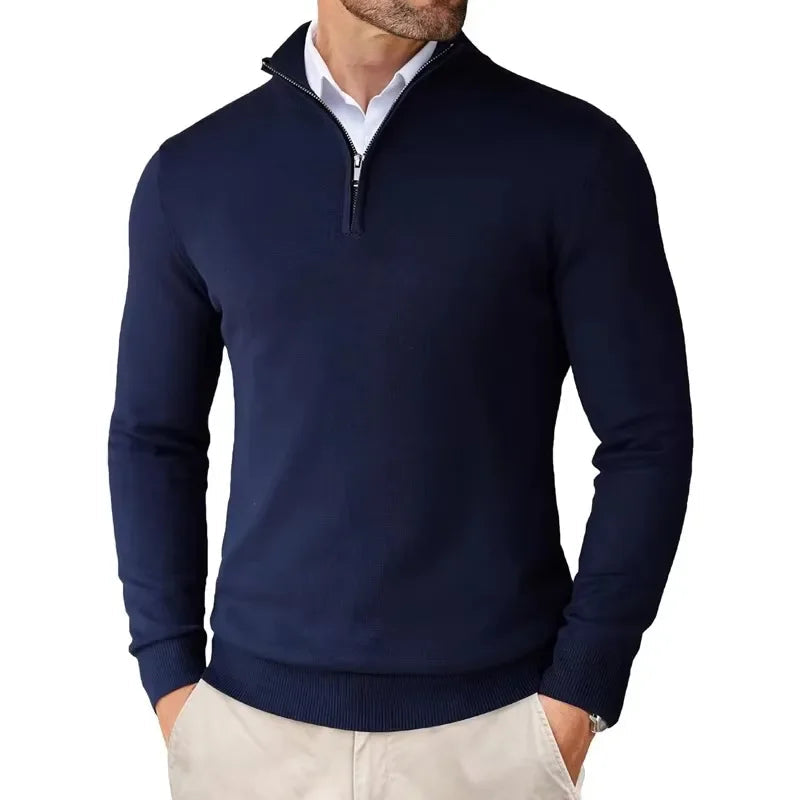 Jibbe | Men's Half Zip Sweater – Comfortable, Stylish & Versatile 3
