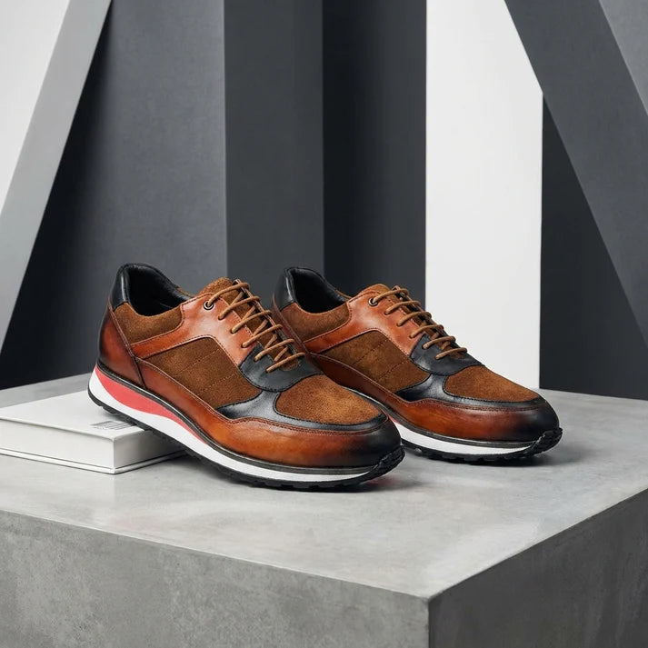 Jimmy | Luxury Leather & Suede Sneakers 0