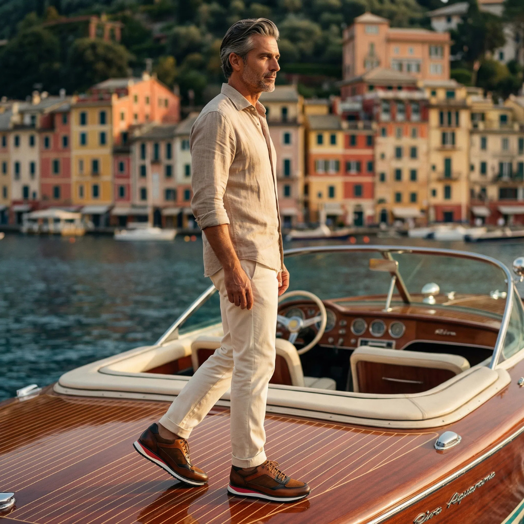 Jimmy | Luxury Leather & Suede Sneakers 3
