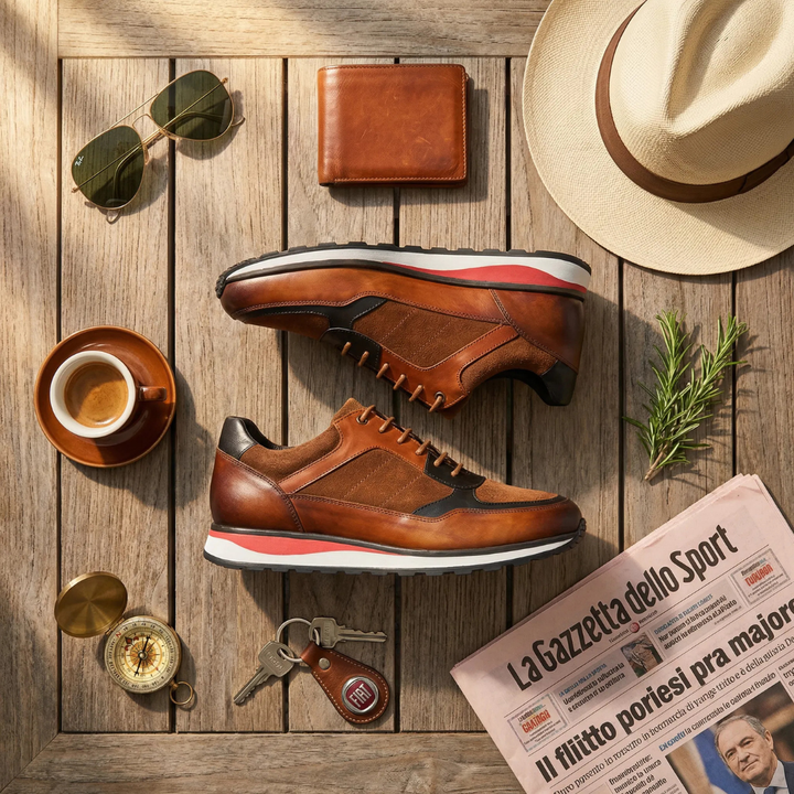 Jimmy | Luxury Leather & Suede Sneakers 5