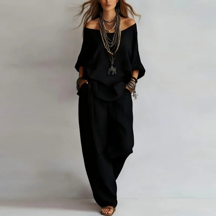 Joanne | Elegant Off Shoulder Two Piece Set 5