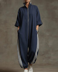 Jordyn | Lässiger Damen-Jumpsuit mit Reißverschluss