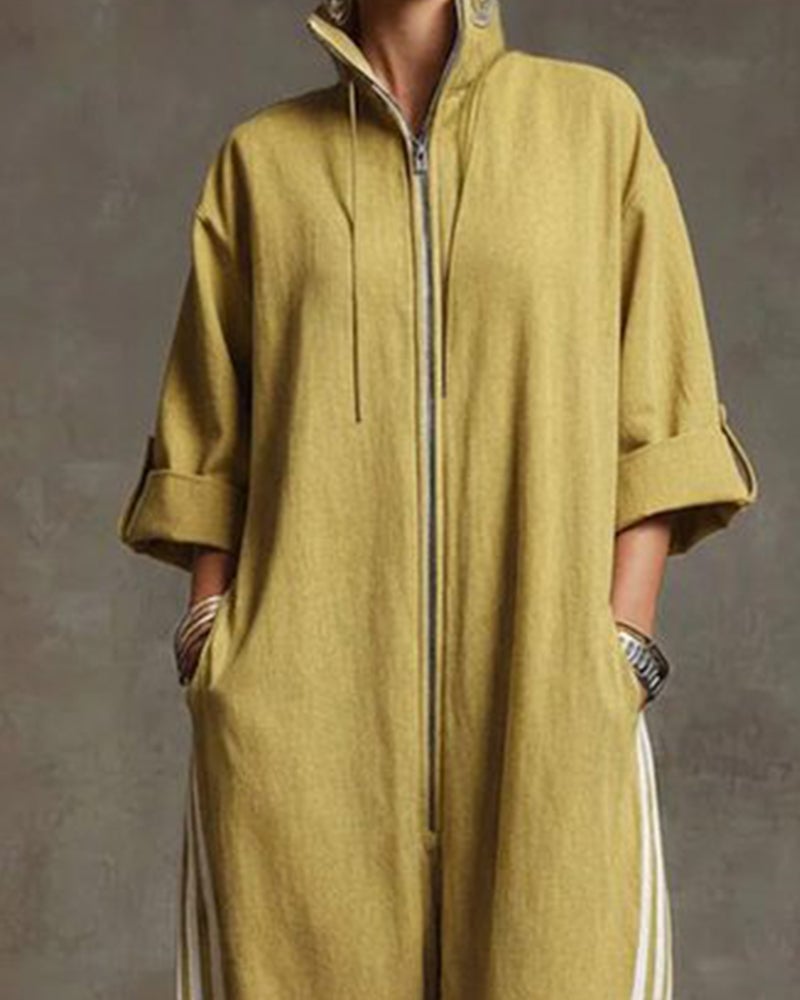 Jorja | Sporty And Chic Full-Length Zippered Jumpsuit 6