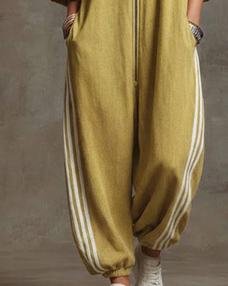Jorja | Sporty And Chic Full-Length Zippered Jumpsuit 7