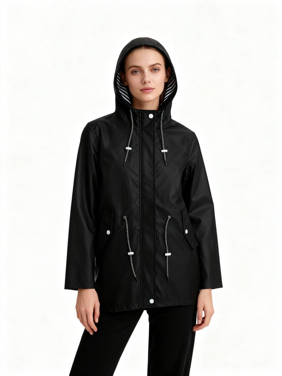 Jovia | Women's Jacket Waterproof Loose Fit Casual Stylish 3