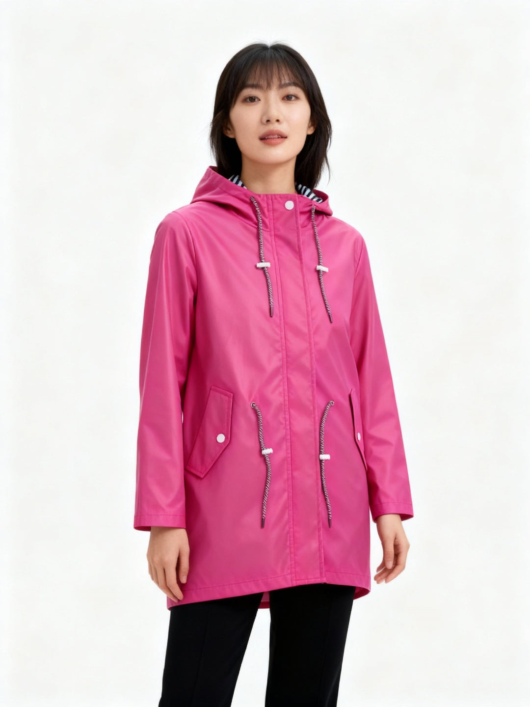 Jovia | Women's Jacket Waterproof Loose Fit Casual Stylish 4