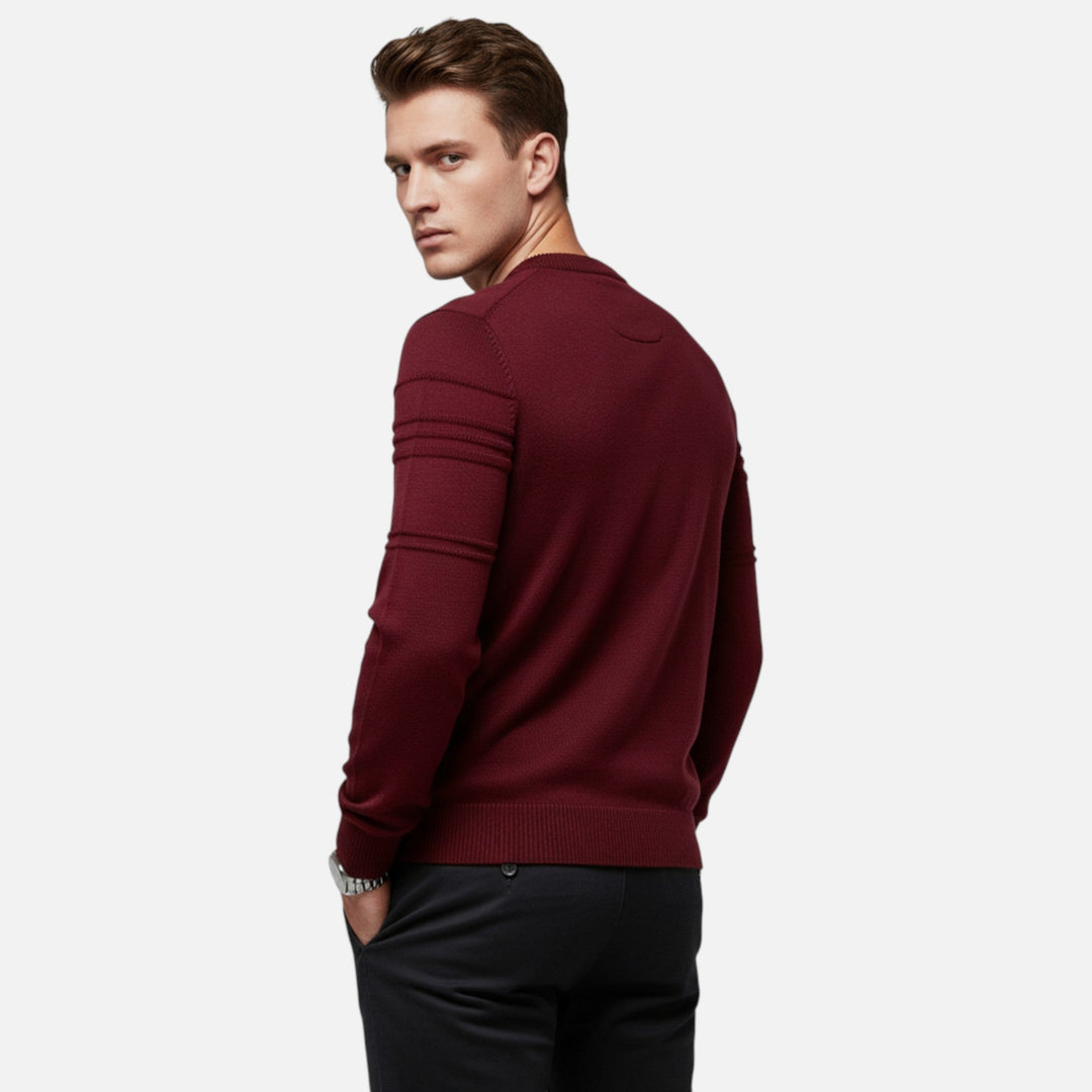 Jovian | Men's Sweater – Soft, Lightweight & Elegant Striped Design 2