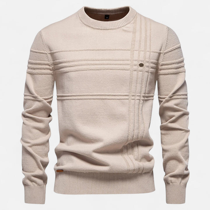 Jovian | Men's Sweater – Soft, Lightweight & Elegant Striped Design 4