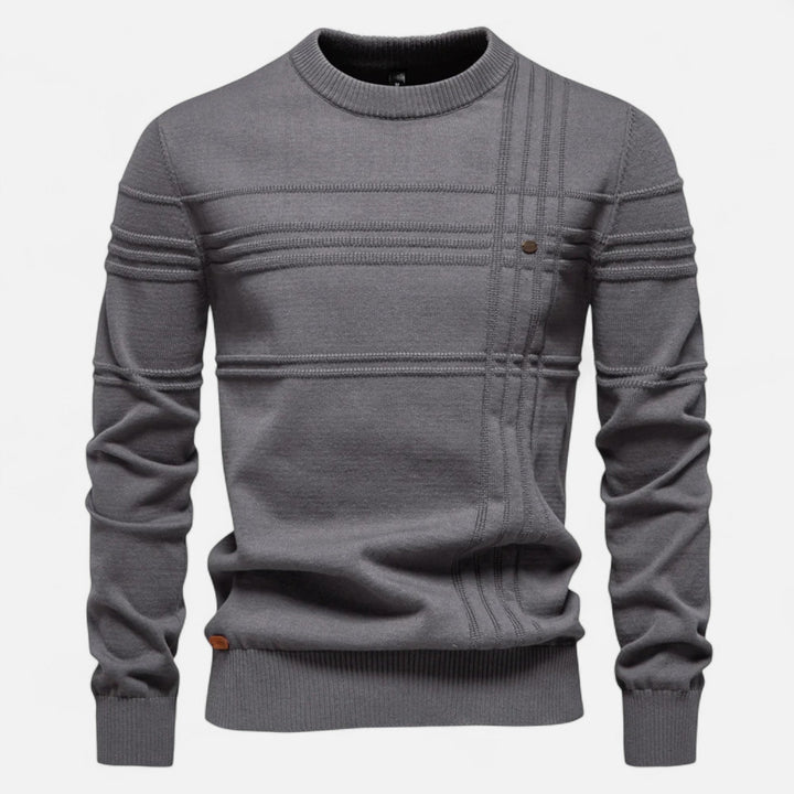Jovian | Men's Sweater – Soft, Lightweight & Elegant Striped Design 5