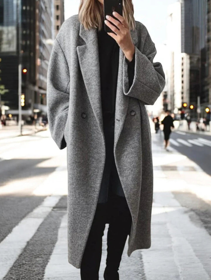 Jovian | Women's Wool Coat – Elegant, Oversized & Versatile Winter Outerwear 6