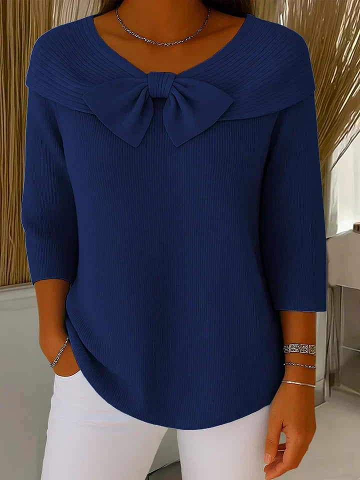 Jule | Elegant & Versatile Women’s Bow Sweater 4