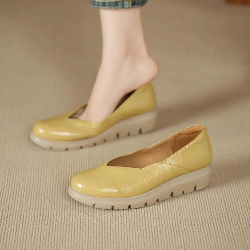 Julia | Orthopedic and Comfortable Leather Ballerinas 2