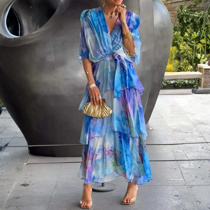 Julia | Timeless and flowing chiffon dress 1