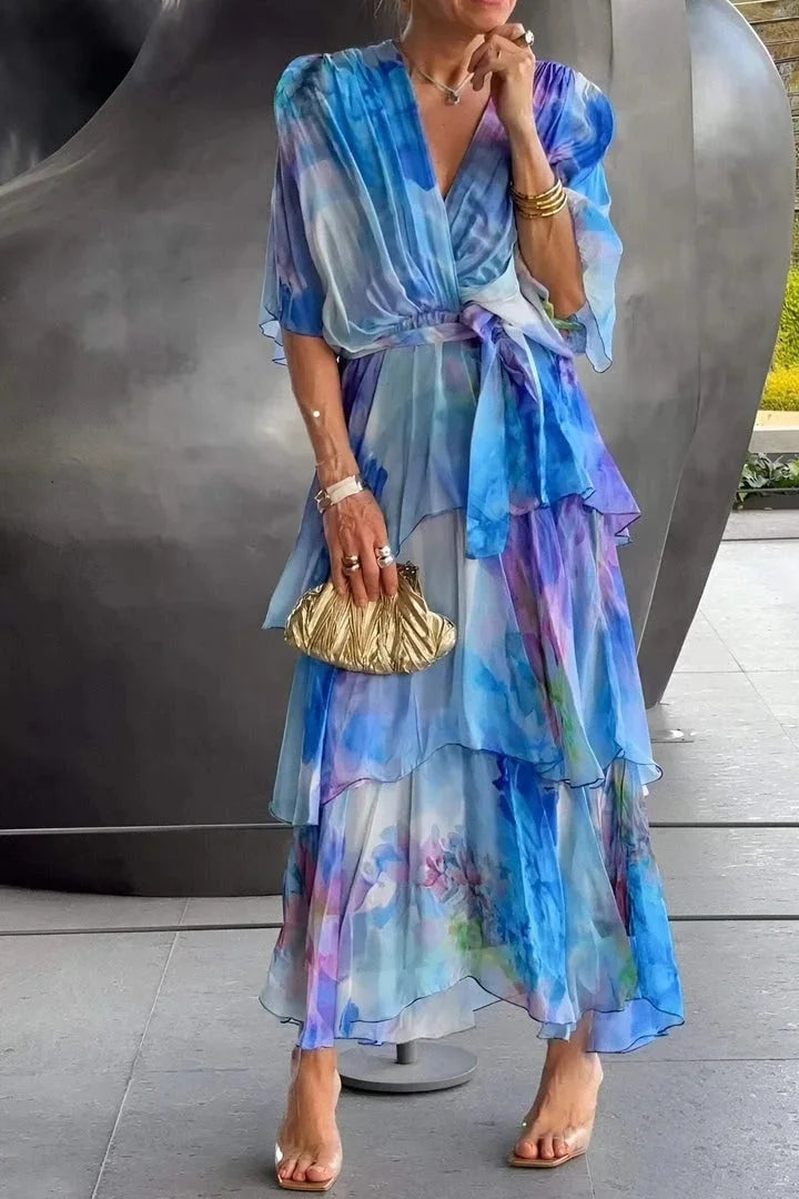 Julia | Timeless and flowing chiffon dress 2