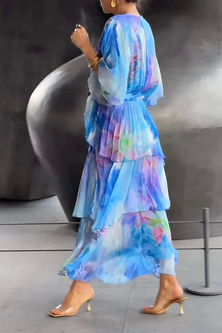 Julia | Timeless and flowing chiffon dress 3