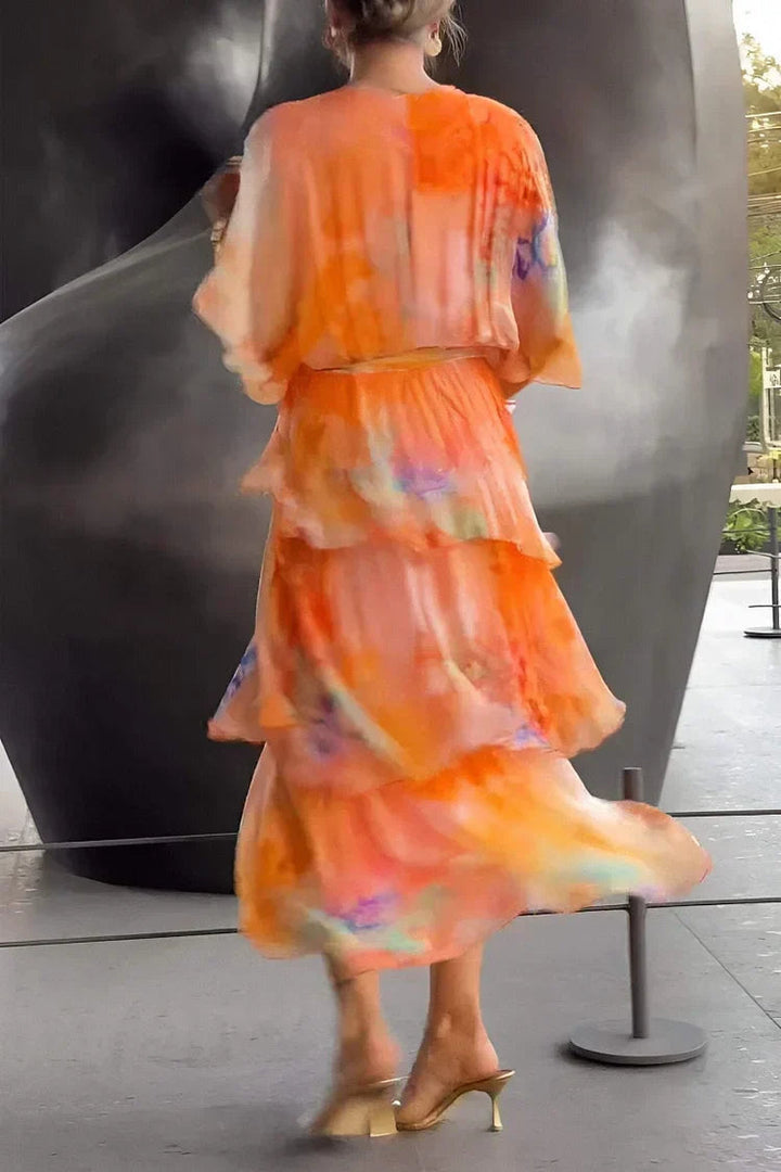 Julia | Timeless and flowing chiffon dress 7