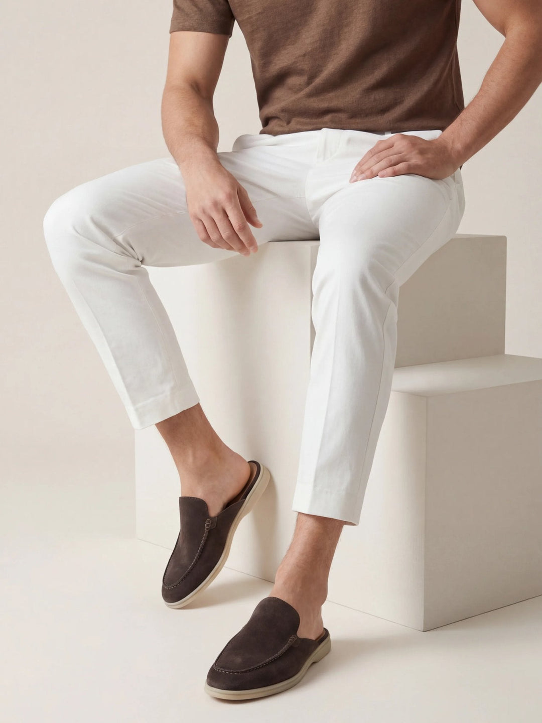 Julian | Stylish Slip-On Men's Leather Mules 8