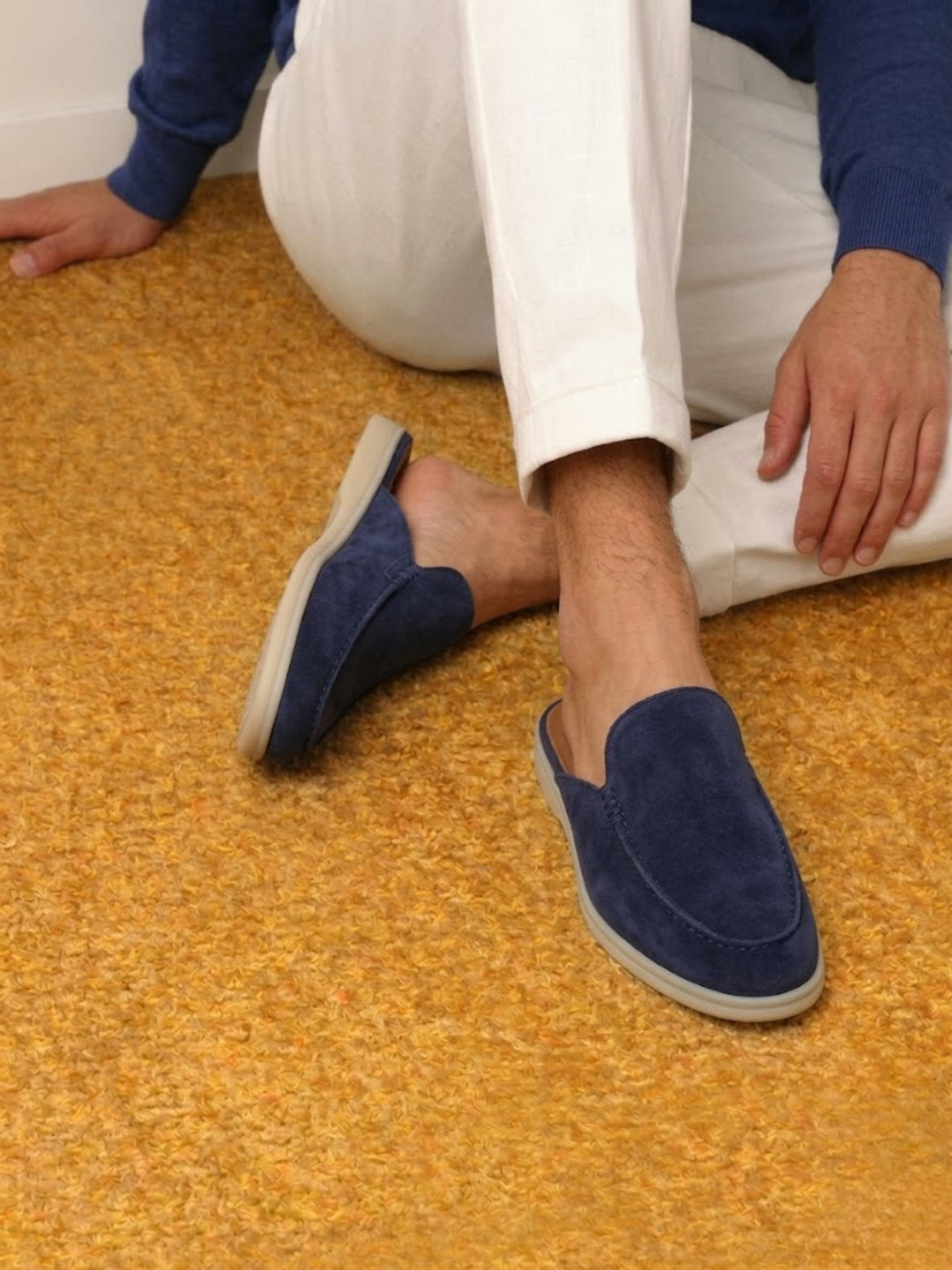 Julian | Stylish Slip-On Men's Leather Mules 9