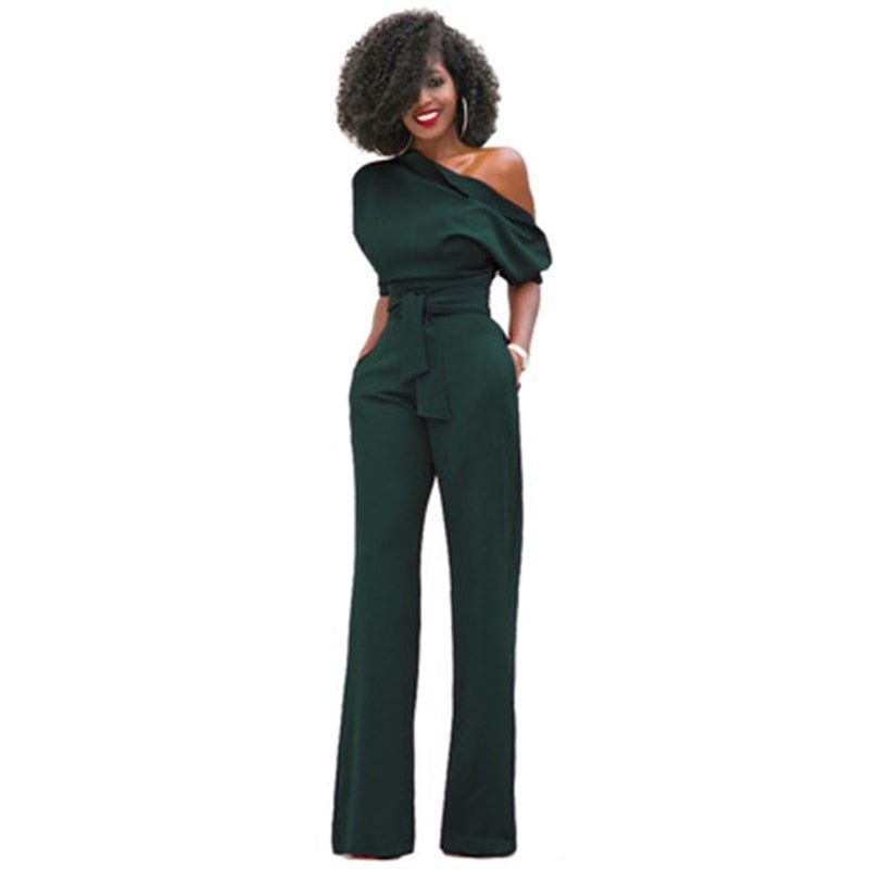 Juliet | Elegant And Chic Off Shoulder Wide Leg Jumpsuit 3