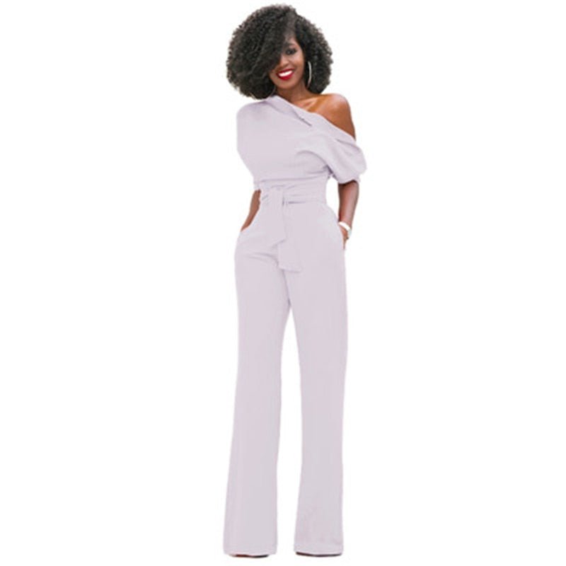 Juliet | Elegant And Chic Off Shoulder Wide Leg Jumpsuit 6
