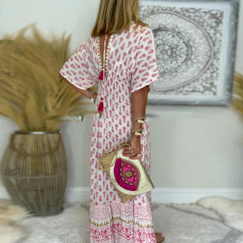 Juliette | Flowing & Stylish Women's Printed Maxi Dress 2