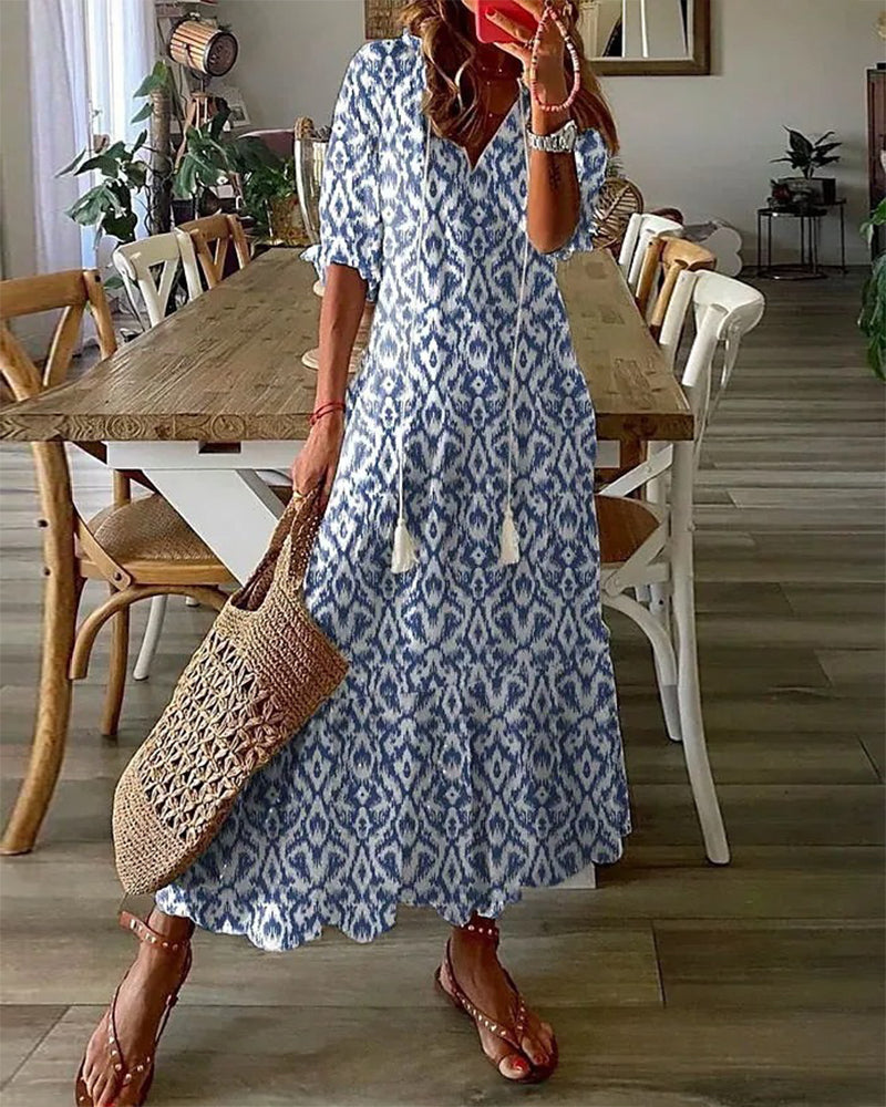 Juniper | Women's boho maxi summer dress elegant and airy 0