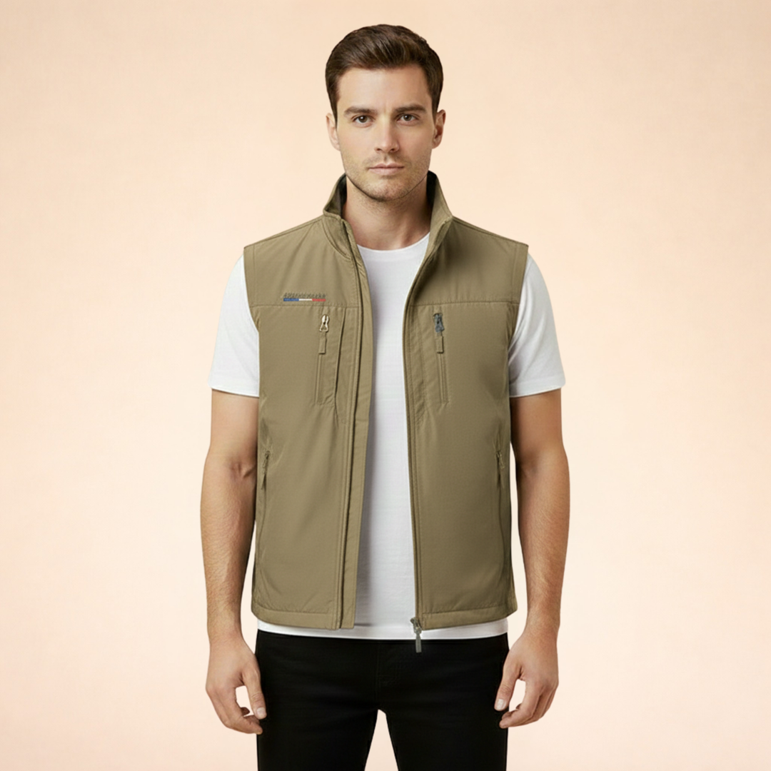 Kaden | Cargo Vest Mens – Lightweight, Breathable & Versatile 4