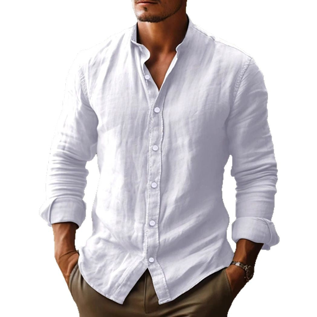 Kellan | Lightweight and Breathable Modern Linen Shirt 5