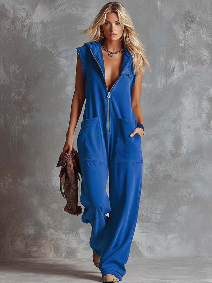 Kendra | Elegant and Comfortable Hooded Sleeveless Jumpsuit 5