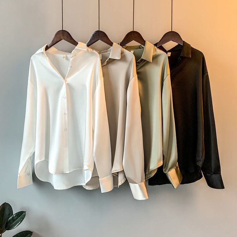 Kira | Elegant White Blouse with Ruffled Accents &amp; Fluid Silhouette 2