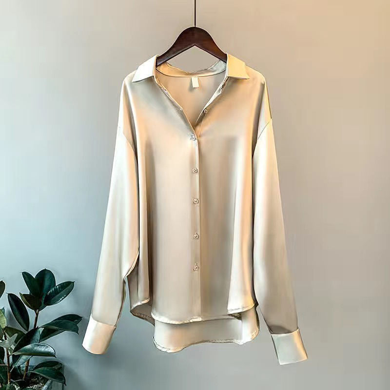 Kira | Elegant White Blouse with Ruffled Accents &amp; Fluid Silhouette 4