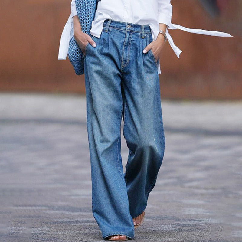 Kira | Women's Denim Skirt – High Waist, Wide Cut & Casual Style 1
