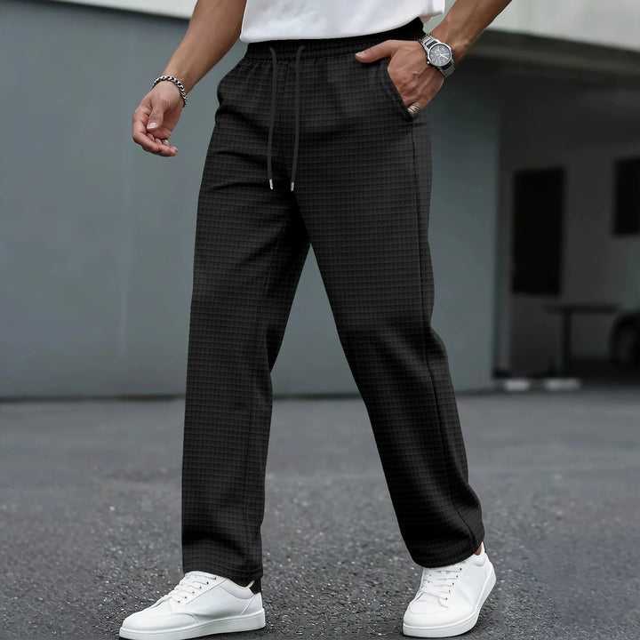 Koa | Lightweight Checkered Leisure Trousers 0