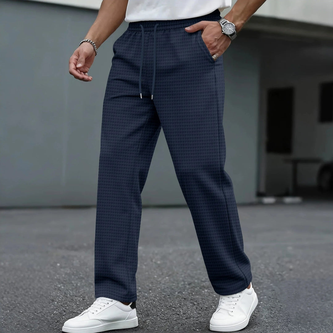 Koa | Lightweight Checkered Leisure Trousers 3