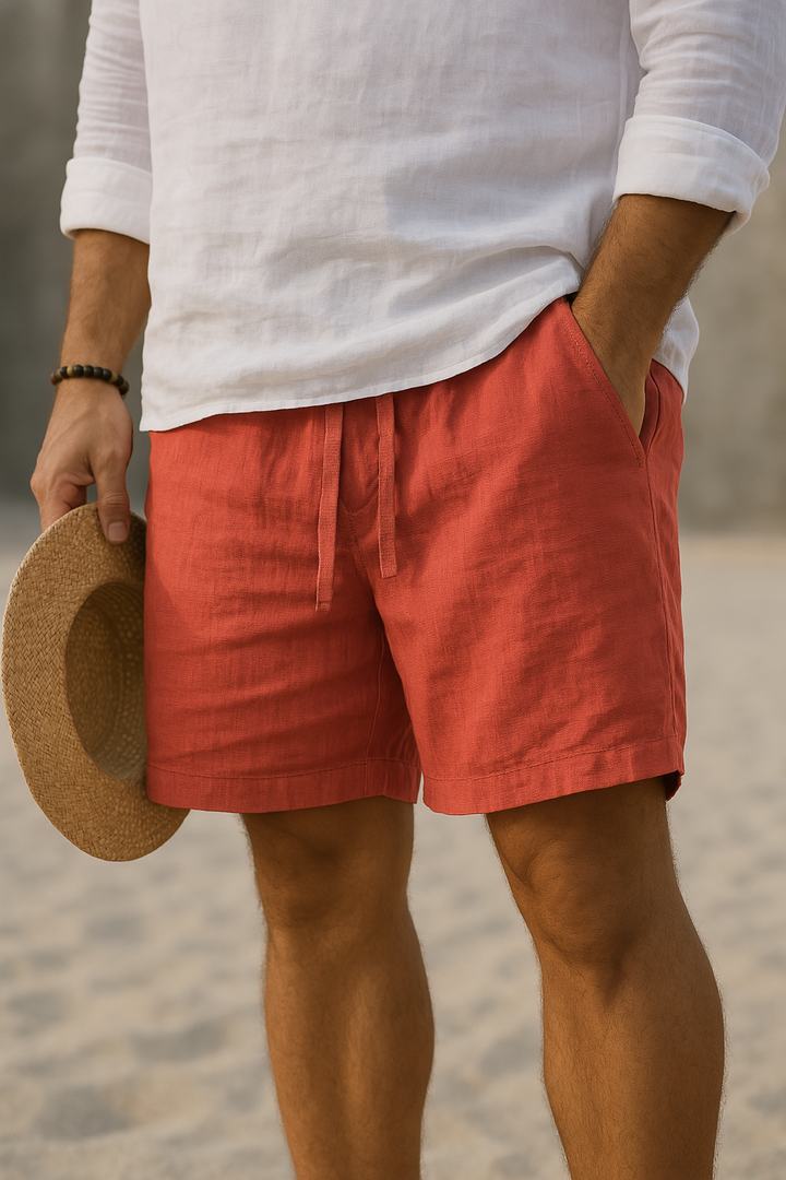 Lars | Men's summer shorts cotton-linen breathable 6