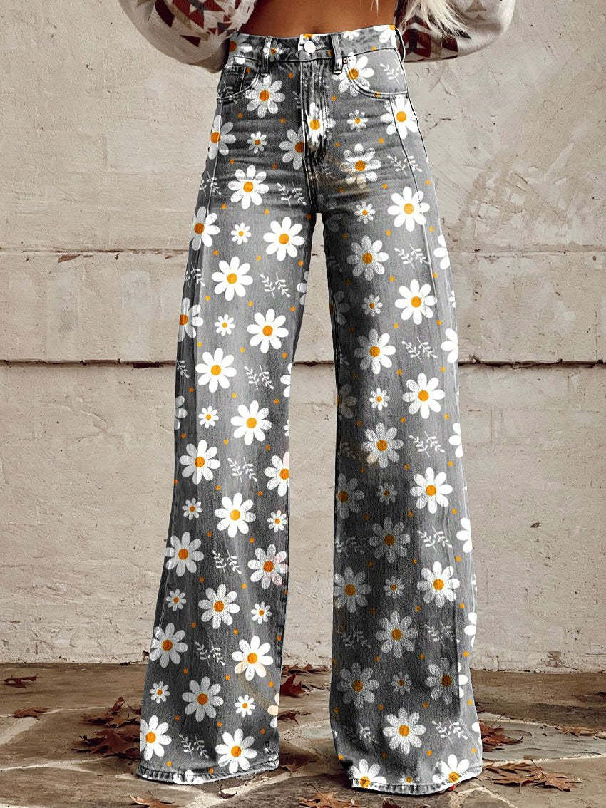 Lena | Comfortable and Airy Wide Jeans 0