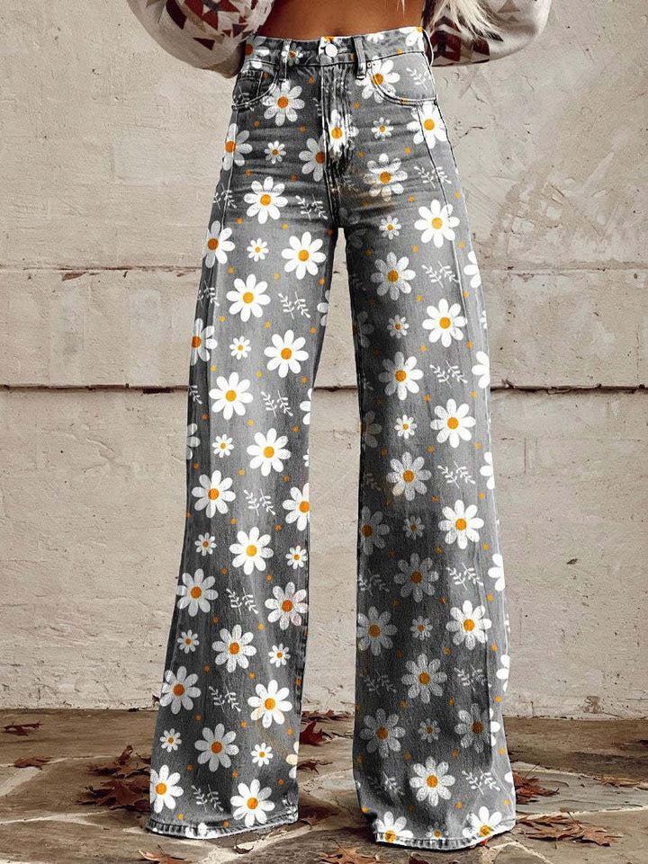 Lena | Comfortable and Airy Wide Jeans 0