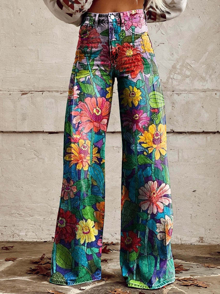 Lena | Comfortable and Airy Wide Jeans 1