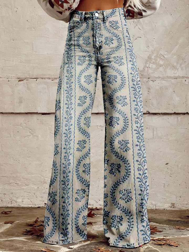 Lena | Comfortable and Airy Wide Jeans 10