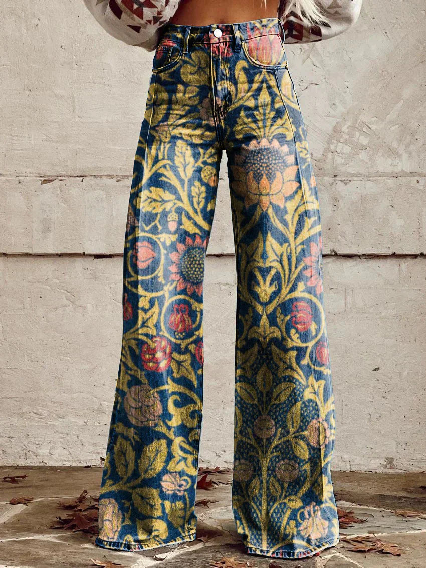 Lena | Comfortable and Airy Wide Jeans 4