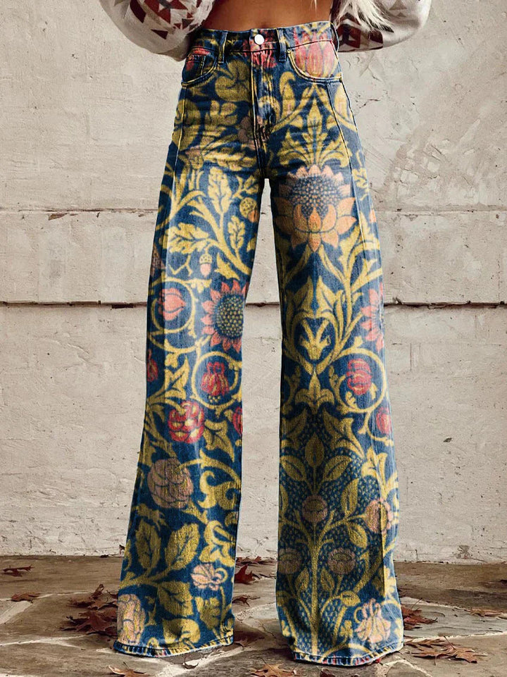 Lena | Comfortable and Airy Wide Jeans 4