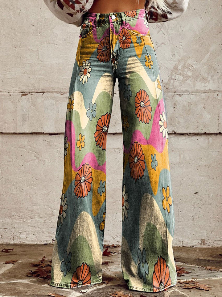 Lena | Comfortable and Airy Wide Jeans 9