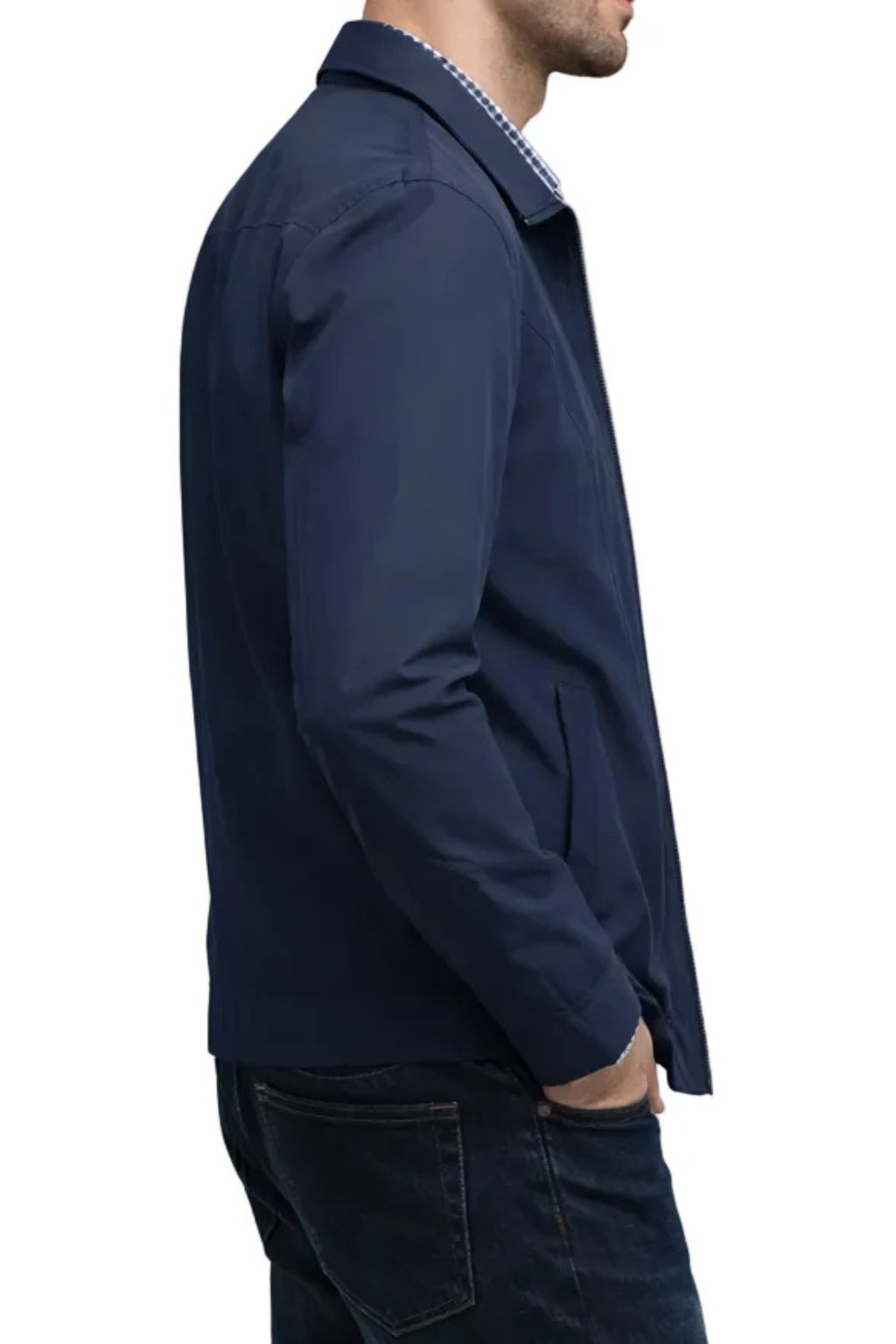 Leo | Classic Check-Lined Harrington Jacket 2