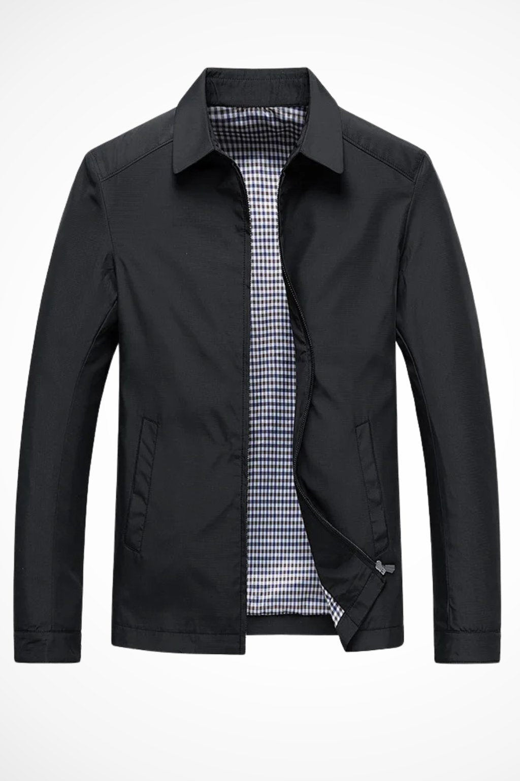 Leo | Classic Check-Lined Harrington Jacket 4