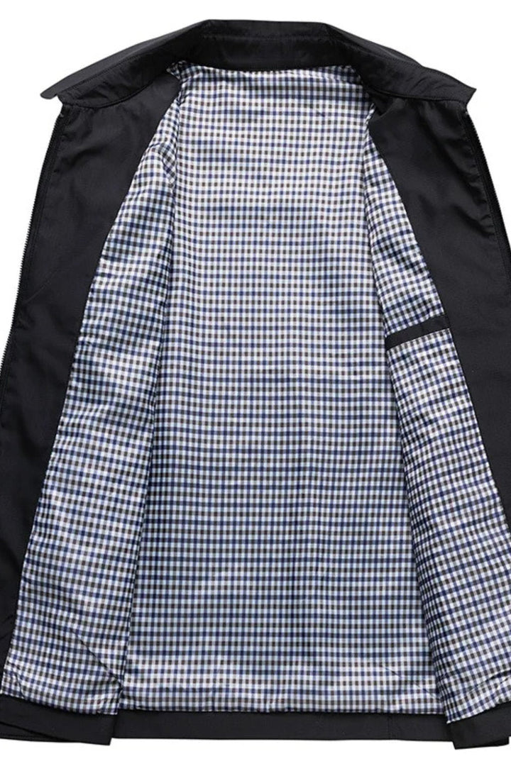 Leo | Classic Check-Lined Harrington Jacket 5