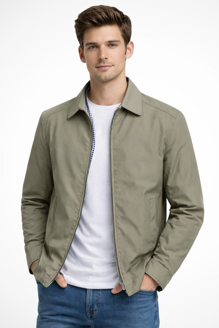 Leo | Classic Check-Lined Harrington Jacket 6
