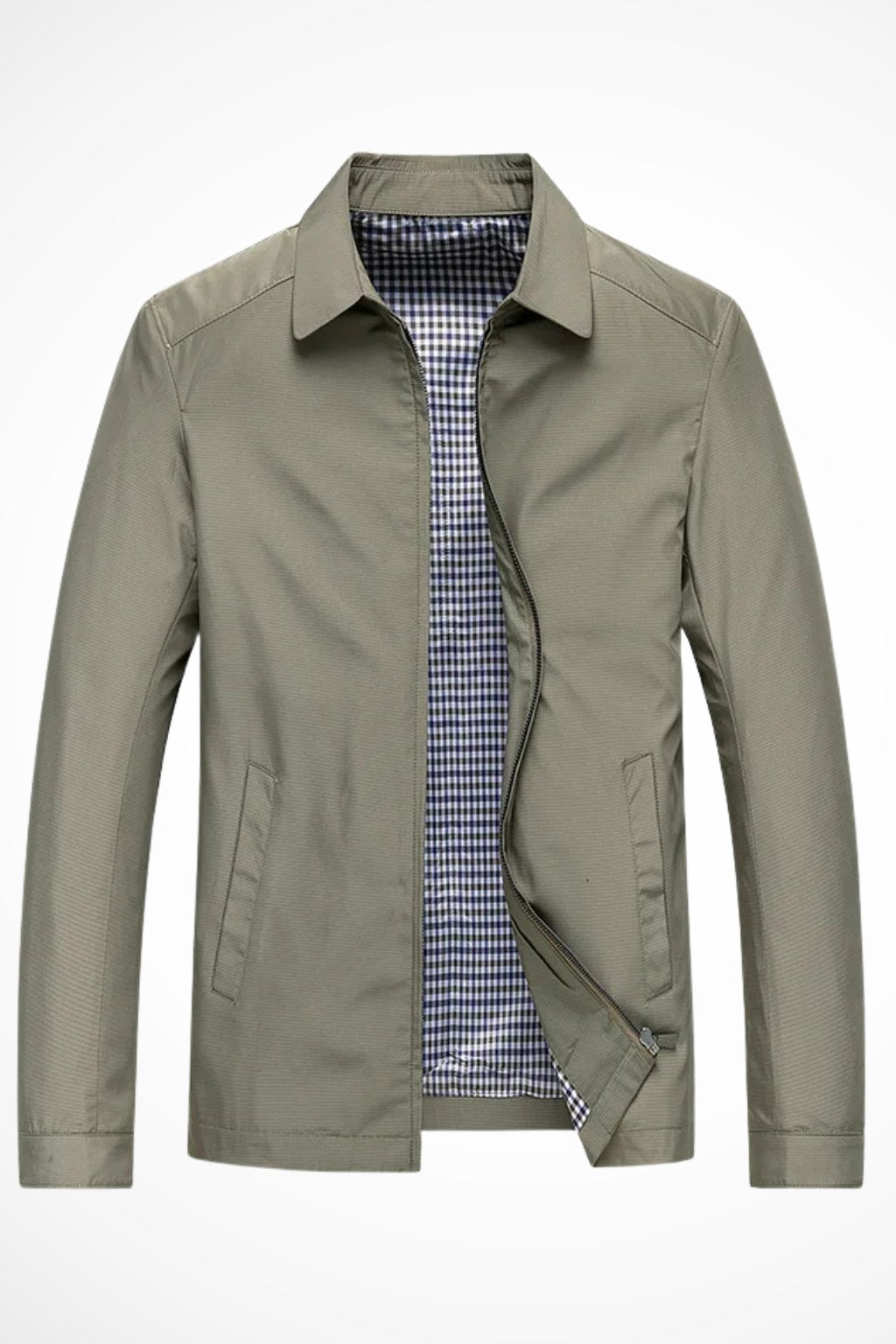 Leo | Classic Check-Lined Harrington Jacket 7
