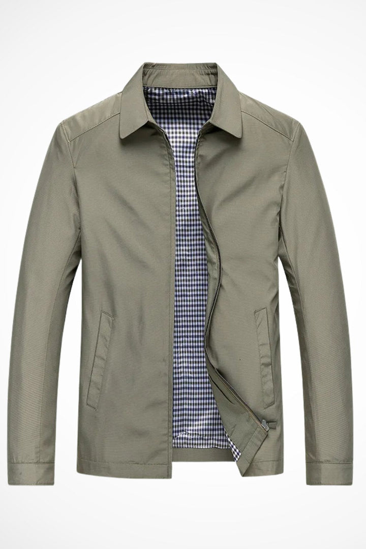 Leo | Classic Check-Lined Harrington Jacket 7